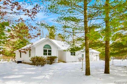 front view picture of 345 Bright Angel Drive, Prudenville, MI. 48651