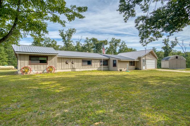front view picture of 8298 W Hollyhock Avenue, Baldwin, MI. 49304