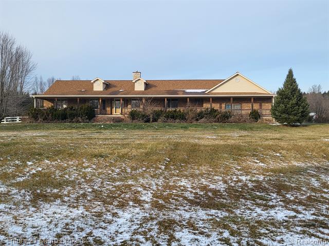 front view picture of 5180 Piersonville Road, Columbiaville, MI. 48421
