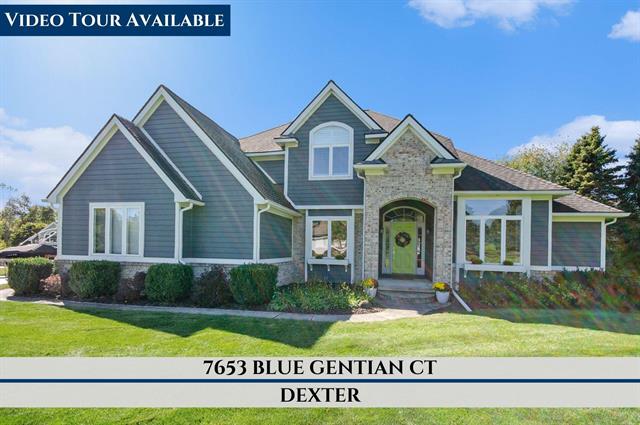 front view picture of 7653 Blue Gentian Court, Dexter, MI. 48130