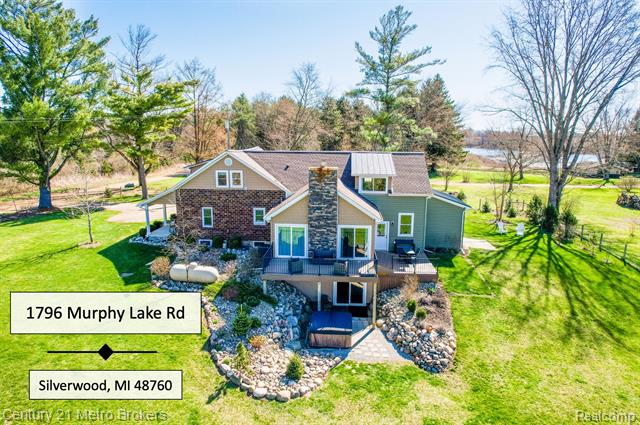 front view picture of 1796 Murphy Lk Road, Silverwood, MI. 48760