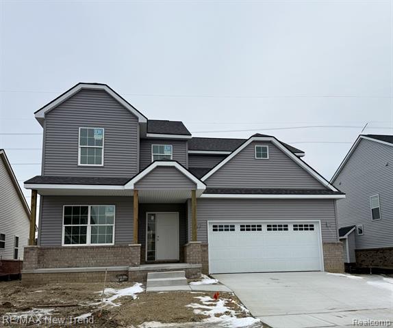front view picture of 508 Pattan Drive, Wixom, MI. 48393