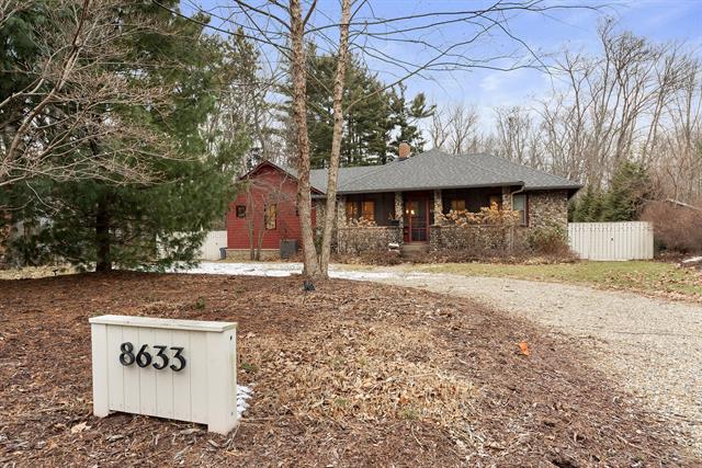 front view picture of 8633 East Road, Lakeside, MI. 49116