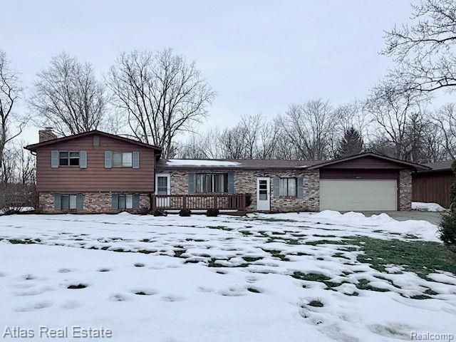 front view picture of 8530 Catherwood Drive, Goodrich, MI. 48438