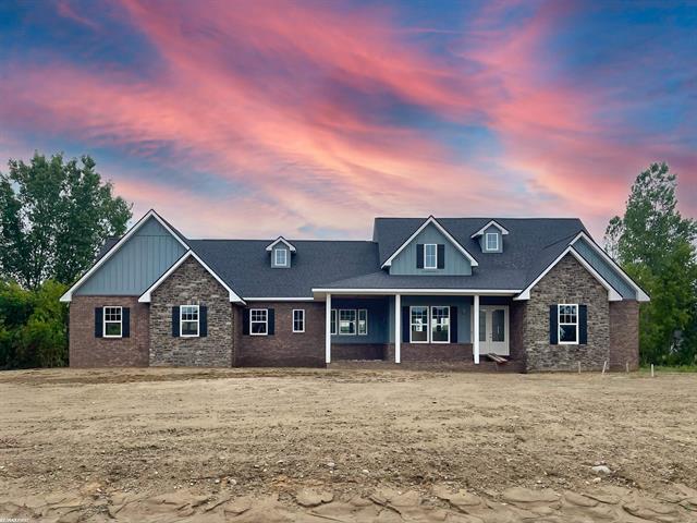 front view picture of 12551 Bugle Lk Drive, Romeo, MI. 48065