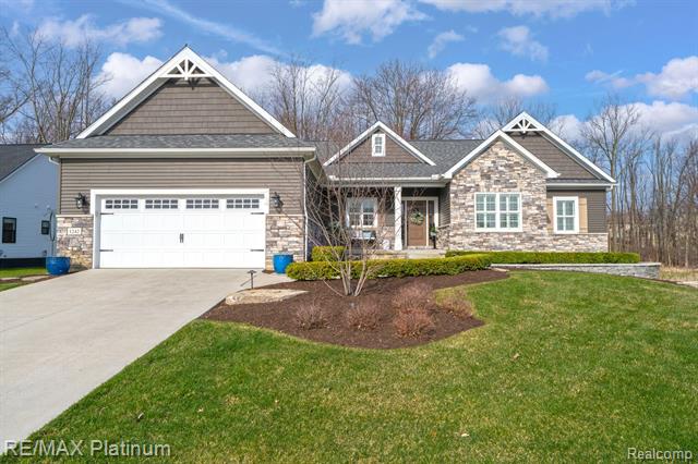 front view picture of 1242 Timberleaf Drive, Brighton, MI. 48114