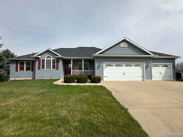 front view picture of 3507 E Daryls Way, Charlotte, MI. 48813