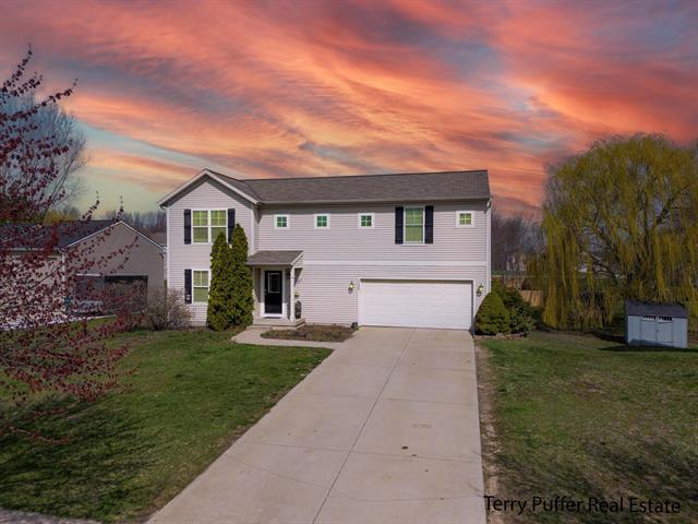 front view picture of 7255 Bittersweet Court, Allendale, MI. 49401