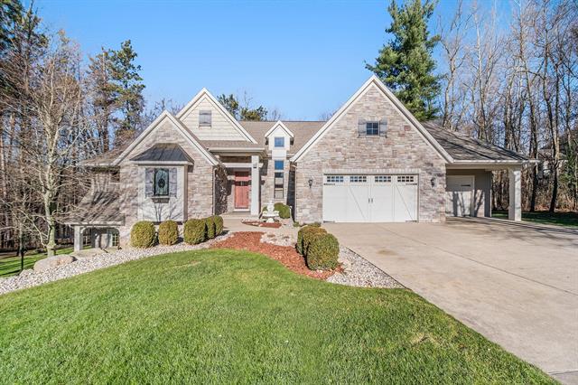 front view picture of 10878 Riedell Drive, Kalamazoo, MI. 49009