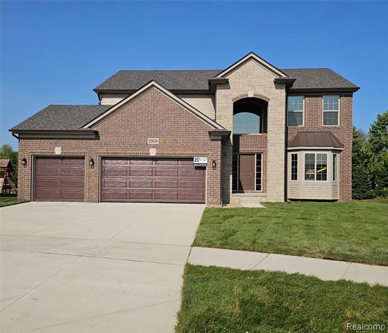 front view picture of 55834 Stewart Drive, Macomb, MI. 48042