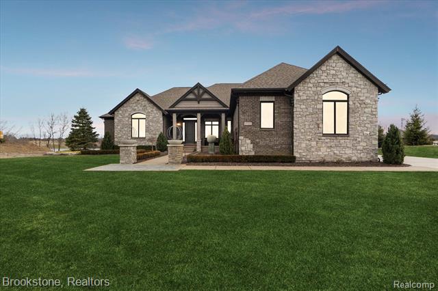 front view picture of 67222 Greystone Court, Washington, MI. 48095
