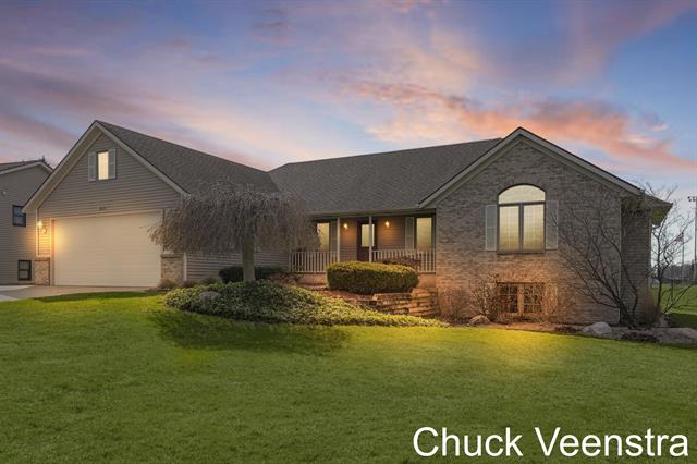 front view picture of 8519 Ridgebluff Drive Sw, Byron Center, MI. 49315