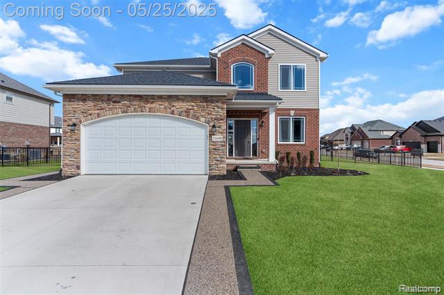 front view picture of 52690 Char Marie Drive, Macomb, MI. 48042