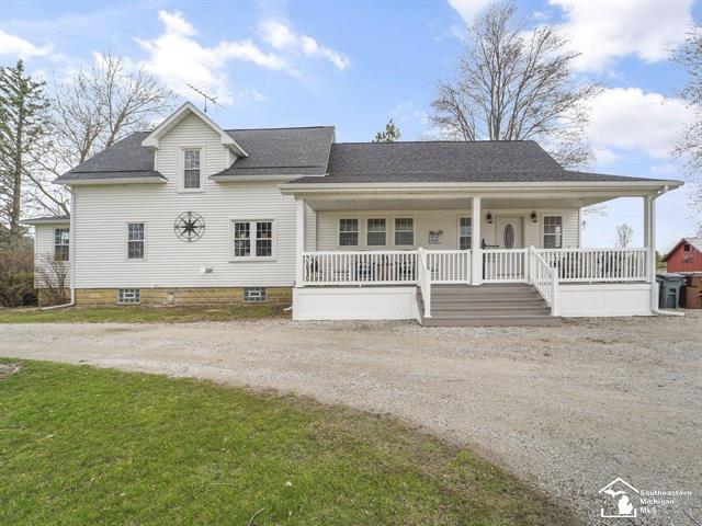 front view picture of 9350 Turk Road, Ottawa Lake, MI. 49267