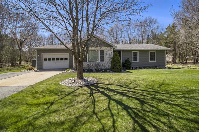 front view picture of 2368 Cherry Road, Manistee, MI. 49660