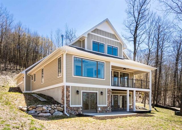 front view picture of 3046 E Greenwood Road, Lake Leelanau, MI. 49653