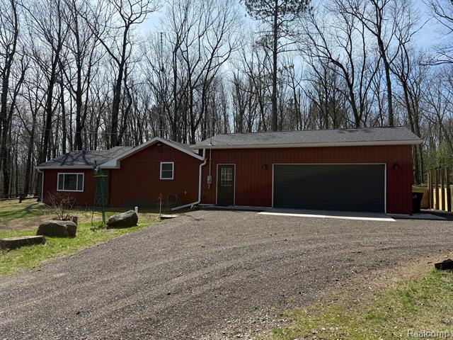 front view picture of 1285 Border Drive, Gladwin, MI. 48624