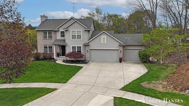 front view picture of 124 Kara Court, Rockford, MI. 49341