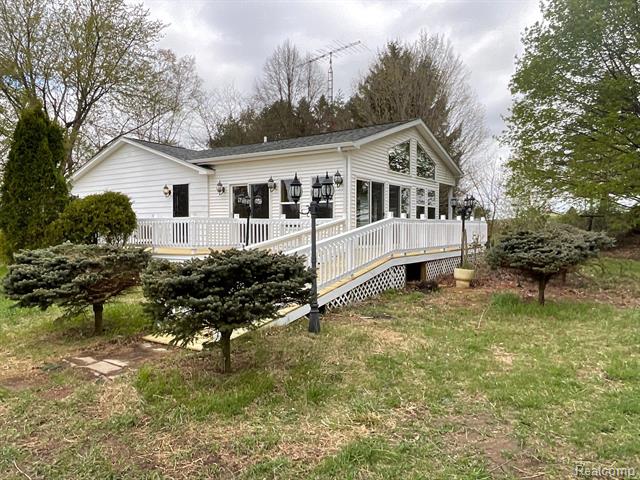 front view picture of 6354 Cyclone Road, Otter Lake, MI. 48464