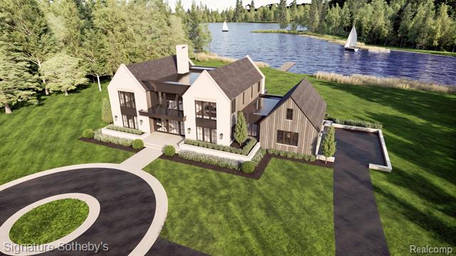 front view picture of 2475 N Lake Angelus Road W, Auburn Hills, MI. 48326
