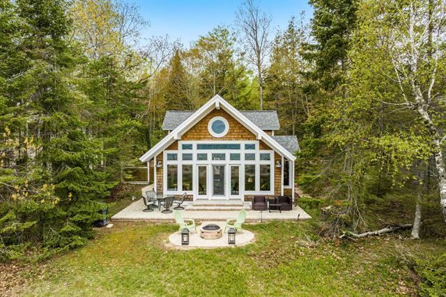 front view picture of 13808 N Forest Beach, Northport, MI. 49670