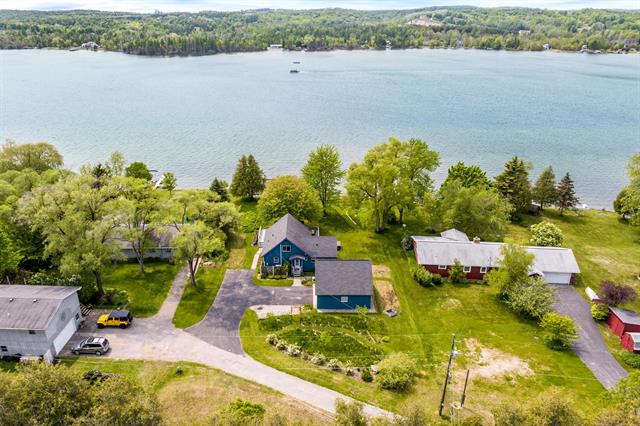 front view picture of 3802 S Grants Landing, Lake Leelanau, MI. 49653