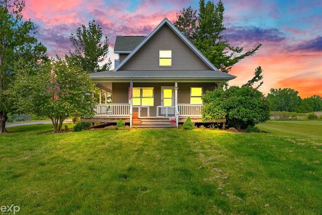 front view picture of 1185 N Black Road, Twining, MI. 48766