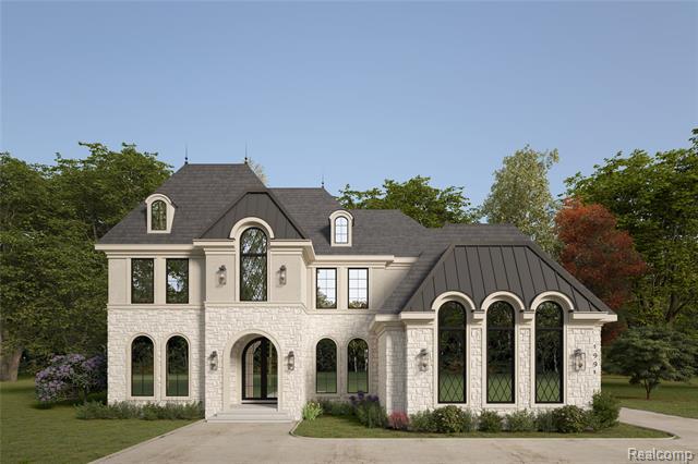 front view picture of 6842 Roseberry New Build, Shelby Township, MI. 48316