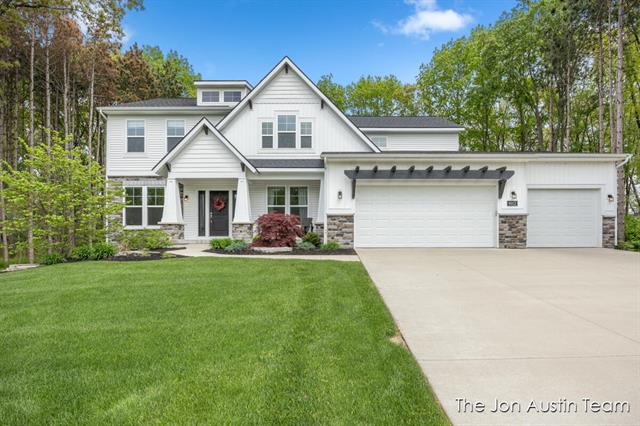 front view picture of 9012 N Wolven Ridge Court, Rockford, MI. 49341