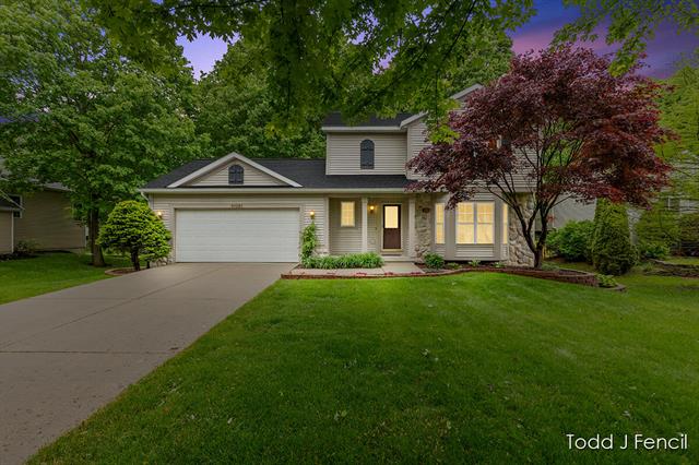front view picture of 11081 Timberline Drive, Allendale, MI. 49401