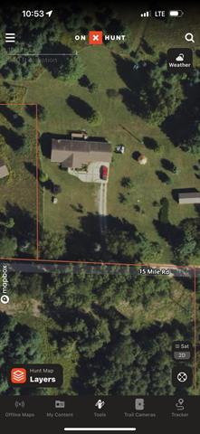 front view picture of 20156 15 Mile Rd, Leroy, MI. 49655