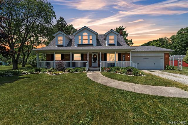 front view picture of 9413 N Dixboro Road, South Lyon, MI. 48178