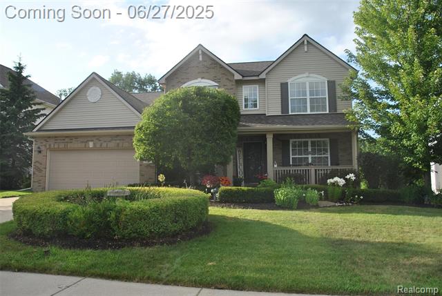 front view picture of 3971 Silver Charm Lane, Howell, MI. 48843