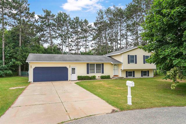 front view picture of 725 Kim Drive, Cadillac, MI. 49601