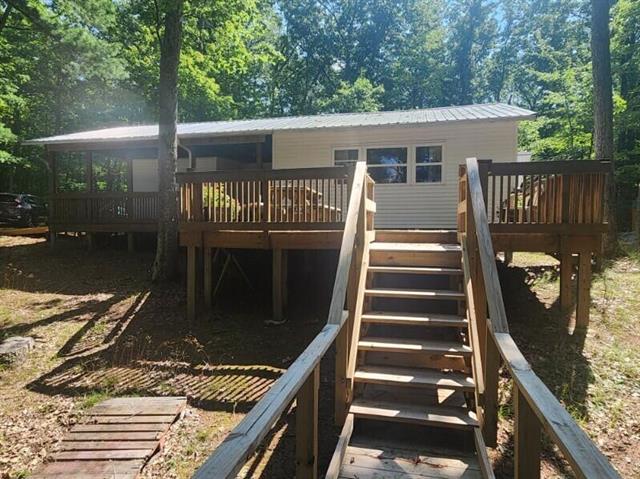 front view picture of 6045 N Syers Drive, Luther, MI. 49656