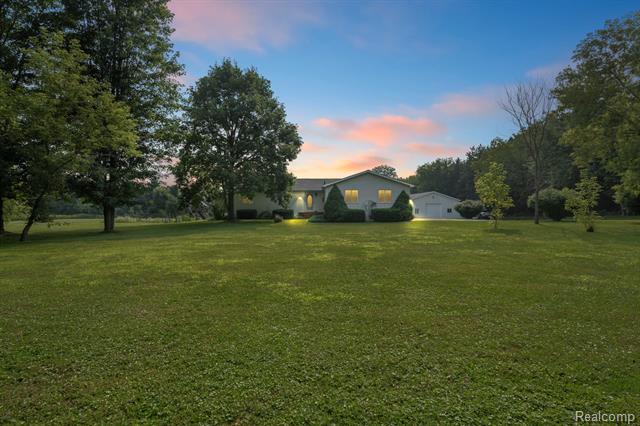 front view picture of 3421 N Mill Road, Dryden, MI. 48428
