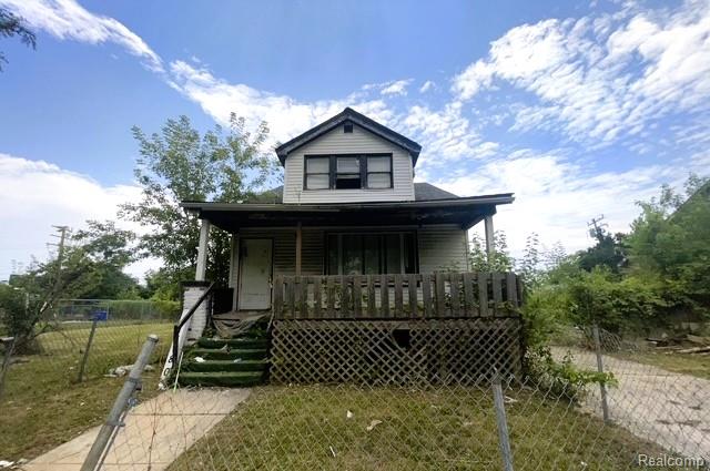 front view picture of 12780 Evanston Street, Detroit, MI. 48213