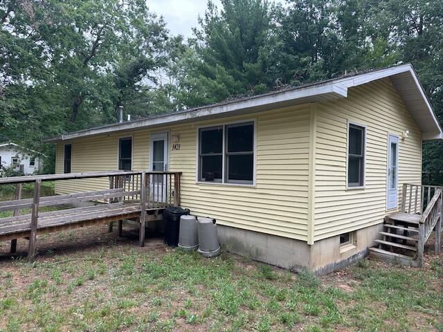 front view picture of 1421 Sheridan Street, Baldwin, MI. 49304