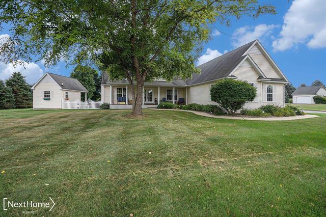 front view picture of 3833 Emmaus Lane, Howell, MI. 48855