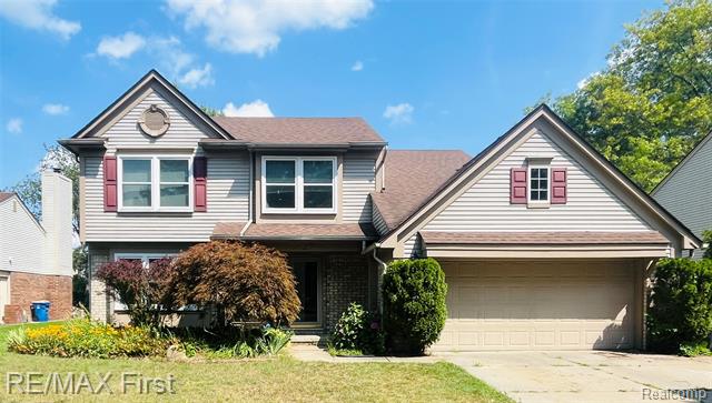 front view picture of 6627 Ashley Ct, Waterford, MI. 48327