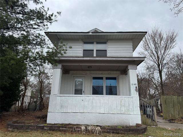 front view picture of 244 Nelson St, Pontiac, MI. 48342