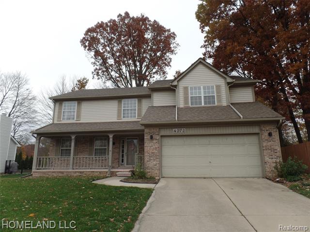 front view picture of 4272 Heatherstone Dr, Waterford, MI. 48329