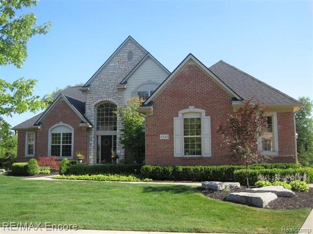 front view picture of 4545 Palmetto Ct, Clarkston, MI. 48348