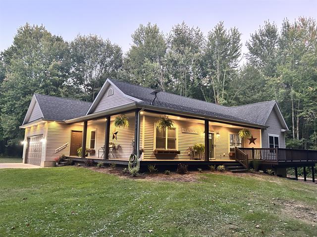 front view picture of 4488 Catholic Church Road, Stockbridge, MI. 49285