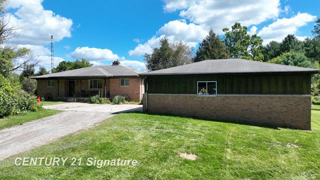 front view picture of 9196 N Gale Road, Otisville, MI. 48463