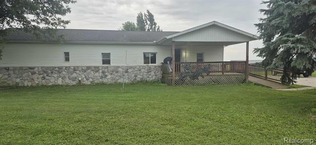 front view picture of 6935 Sanilac Road, Kingston, MI. 48741