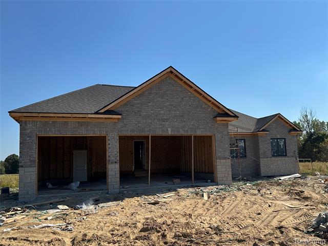 front view picture of 3855 Howland Road, Almont, MI. 48003