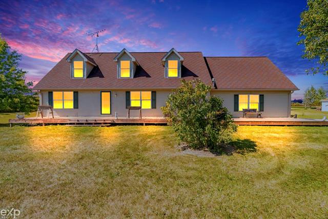 front view picture of 8767 Cribbins Road, Avoca, MI. 48006