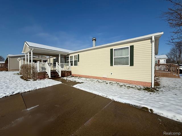 front view picture of 8737 Daniel Drive, Newport, MI. 48166