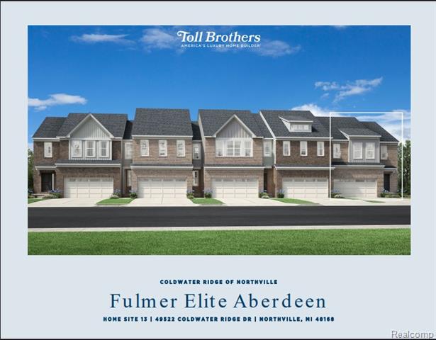 front view picture of 49522 Coldwater Ridge Drive, Northville, MI. 48168